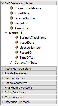 Finding adjacent feature attributes in the Arithmetic Editor